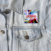 Malala Tag für Mädchen-Bildung Button (Beispiel)