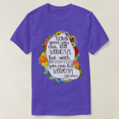 Malala Yousafzai 2 Silhouette T-Shirt (Design vorne)