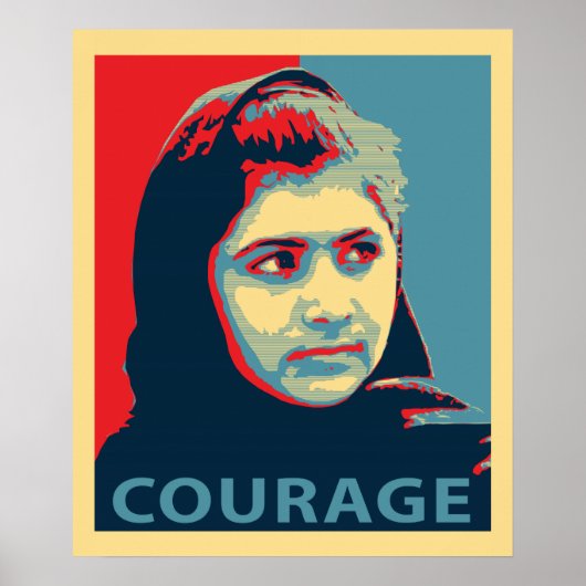 Malala Yousafzai - Ein Bild des Mutes Poster (Vorne)