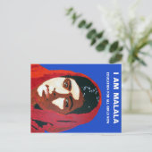 MALALA YOUSAFZAI POSTKARTE (Stehend Vorderseite)