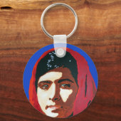 MALALA YOUSAFZAI SCHLÜSSELANHÄNGER (Vorderseite)