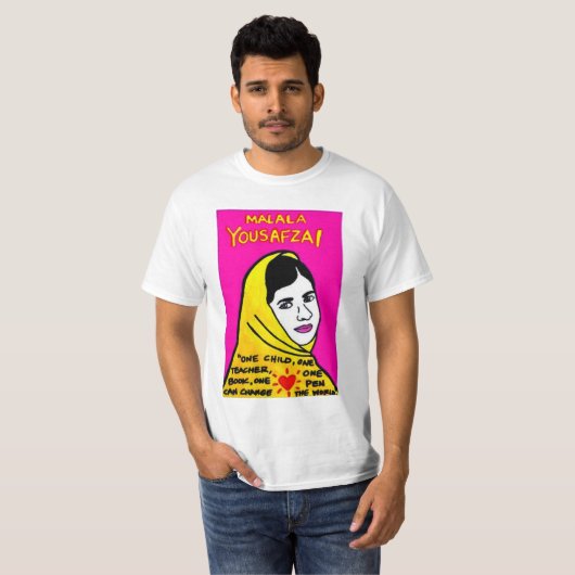 Malala Yousafzai T-Shirt (Vorne ganz)