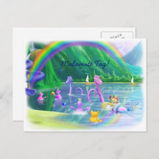 Malamite Tag! Postkarte (Vorne/Hinten)