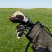 Malamitenhund mit Monogramm Golf Headcover (In SItu)