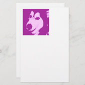 Malamute Dog Briefpapier (Vorne/Hinten)