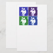 Malamute Dog Briefpapier (Vorne/Hinten)