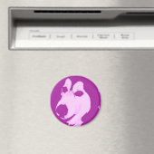 Malamute Dog Magnet (In Situ (Geschirrspüler))