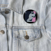 Malamute Dog Pop Art Button (Beispiel)