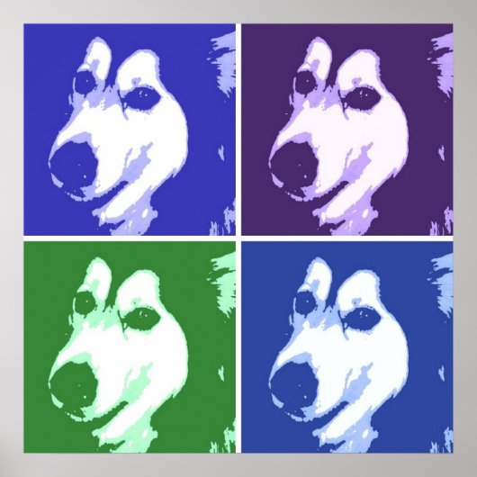 Malamute Dog Poster (Vorne)