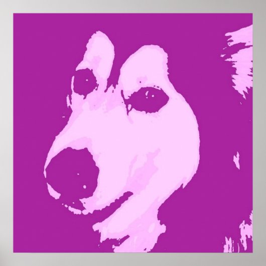 Malamute Dog Poster (Vorne)