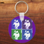 Malamute Dog Schlüsselanhänger (Vorderseite)