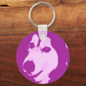 Malamute Dog Schlüsselanhänger (Vorderseite)