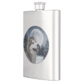 Malamute-Flasche Flachmann (Links)