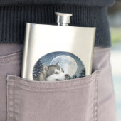 Malamute-Flasche Flachmann (Beispiel)