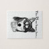 Malamute Happy Face Puzzle (Horizontal)