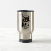 Malamute Happy Face Reisebecher (Mittel)