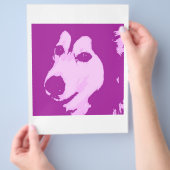 Malamute-Hund Flyer (Hand)