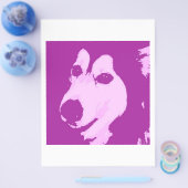 Malamute-Hund Flyer (Einzeln)
