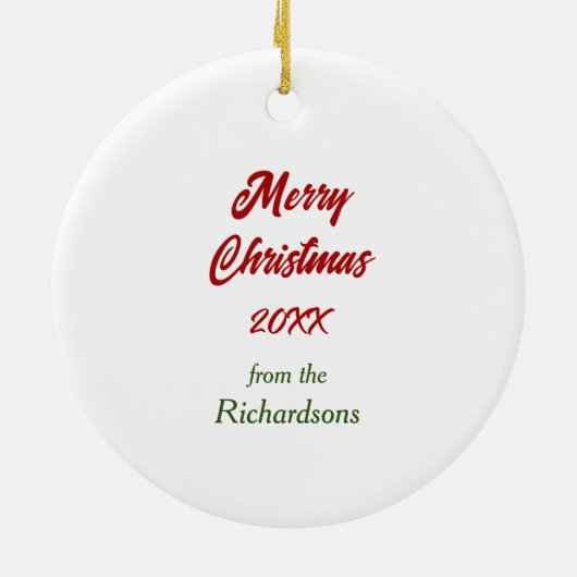 Malamute Hund in Scarf und Hat Weihnachten Keramik Ornament (Hinten)