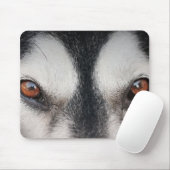 Malamute-Hundebrown-Augen Mousepad (Mit Mouse)
