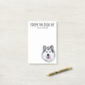 Malamute-Liebhaber Post-it Klebezettel (Auf Schreibtisch)