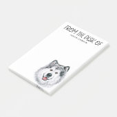 Malamute-Liebhaber Post-it Klebezettel (angewinkelt)
