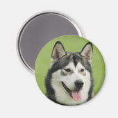 Malamute Magnet (Vorderseite/Rückseite)