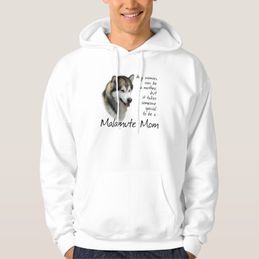 Malamute-Mama-Shirt Hoodie (Vorderseite)