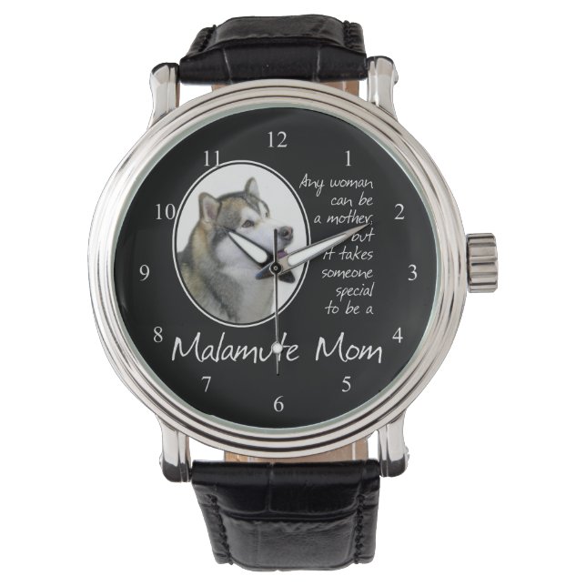 Malamute Mama Watch Armbanduhr (Vorderseite)