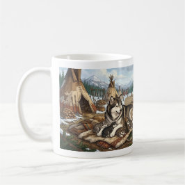 Malamute-Mutter Version 1  Kaffeetasse