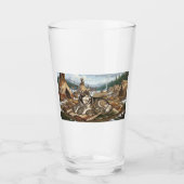 Malamute-Mutter Version 2 Glas (Vorderseite)