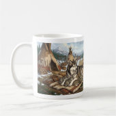 Malamute-Mutter Version 2   Kaffeetasse (Links)