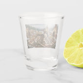 Malamute-Mutter Version 2 Schnapsglas (Rückseite)