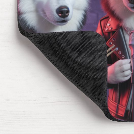 Malamute Punk Rockers Mousepad (Ecke)