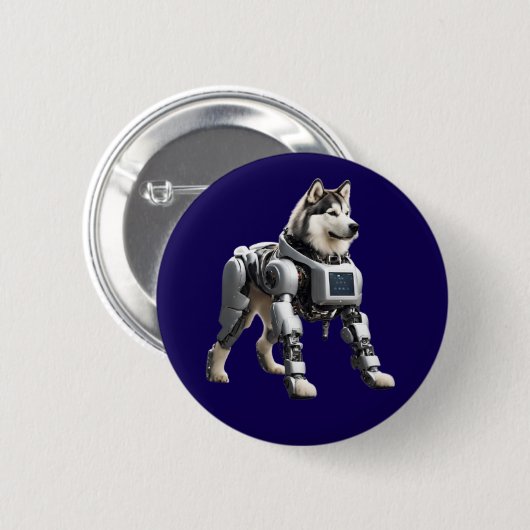 Malamute Robot Button (Vorne & Hinten)