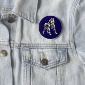 Malamute-Roboter-Knopf Button (Beispiel)