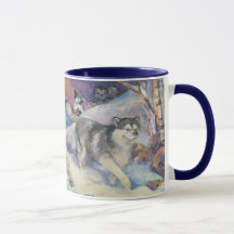Malamute-Satz-Tasse