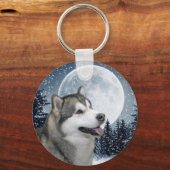 Malamute Schlüsselanhänger (Vorderseite)