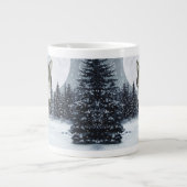 Malamute-Tunnel-bohrwagenTasse Jumbo-Tasse (Vorderseite)