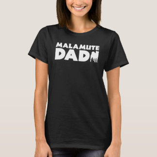 Malamute Vater Funny Alaskan Malamute Eigentümer H T-Shirt