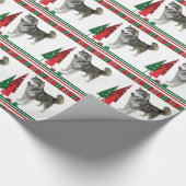 Malamute-WeihnachtsPackpapier Geschenkpapier (Ecke)