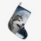 Malamute-WeihnachtsStrumpf Kleiner Weihnachtsstrumpf (Vorderansicht (hängend))