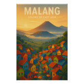 „MALANG – Farben von Ostjava“ Poster (Vorderseite)
