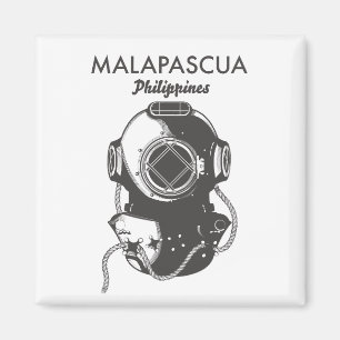 Malapascua Philippinen Tauchen Reiseplakat Magnet