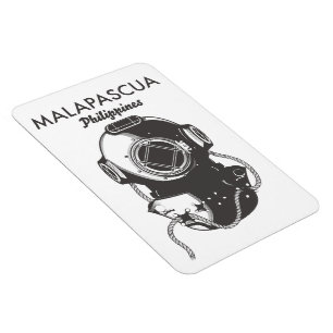 Malapascua Philippinen Tauchen Reiseplakat Magnet
