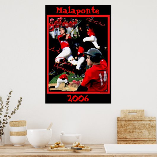 Malaponte Freshman Baseball Poster (Küche)