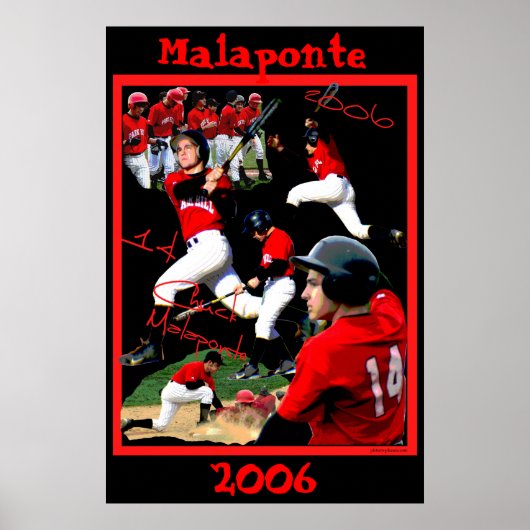 Malaponte Freshman Baseball Poster (Vorne)