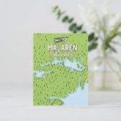 Mälaren Postkarte (Stehend Vorderseite)