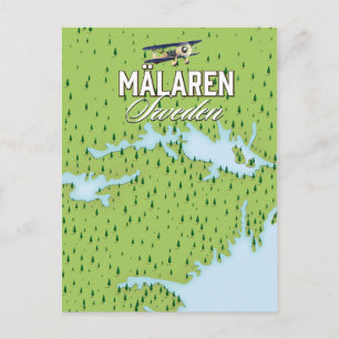 Mälaren Schweden Postkarte