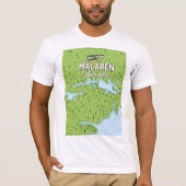 Mälaren Schweden T-Shirt (Vorderseite)